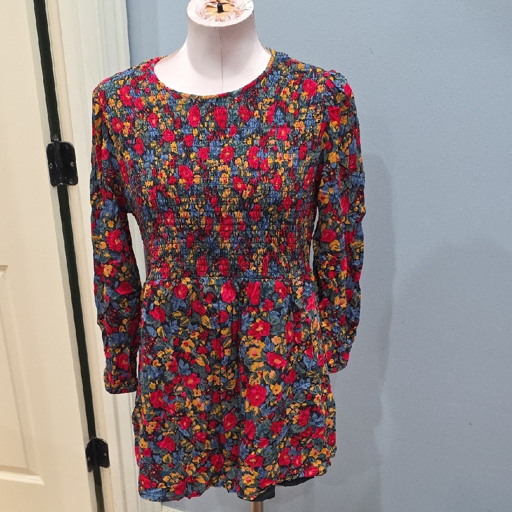 Floral Long Sleeve Dress